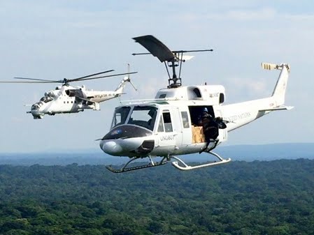 Nord-Kivu/Beni : La réaction de la MONUSCO après la perturbation des activités suite à l’atterrissage d’un hélicoptère à Oicha