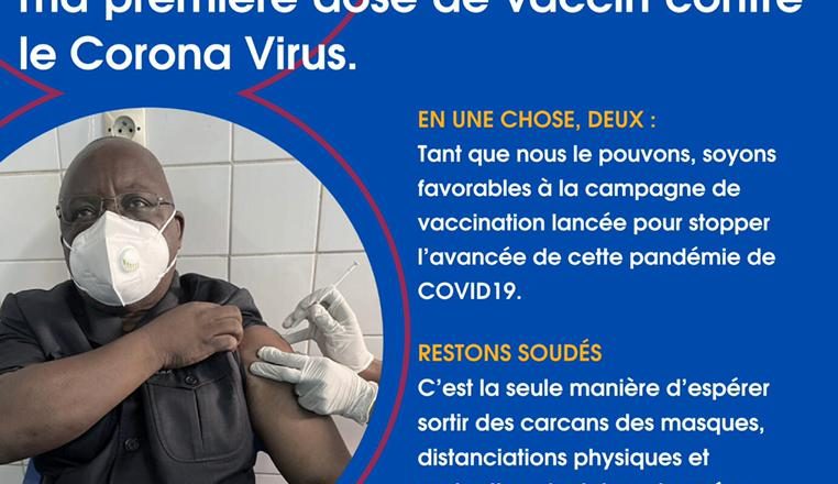 RDC : troisième vague de covid-19 « dévastatrice », Mbusa Nyamwisi s’est fait vacciné