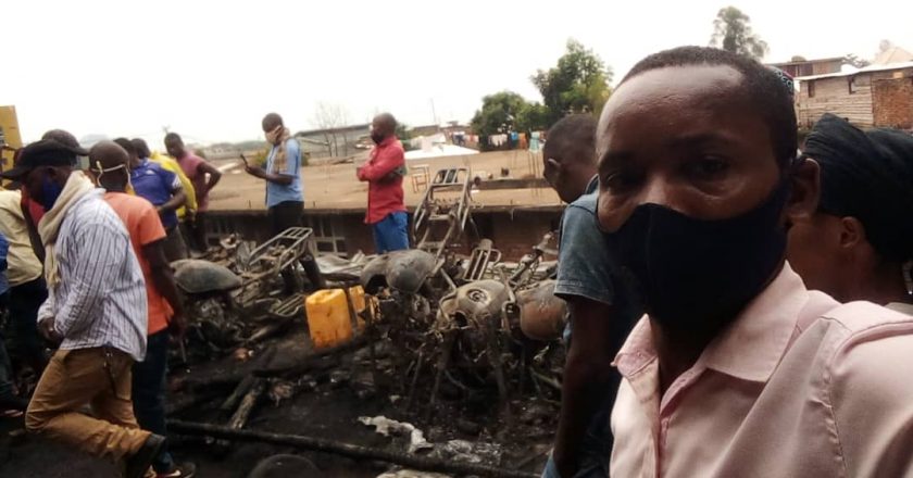 Sud-kivu : Au-moins 28 motos parties en fumé dans un incendie à Bukavu