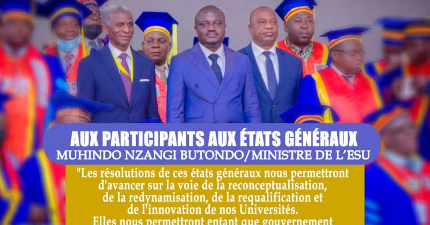 RDC-ESU : deuxième journée des travaux des états généraux ce samedi à Lubumbashi