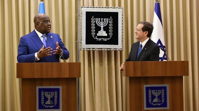 Israël : tête-à-tête entre Félix Tshisekedi et Isaac Herzog