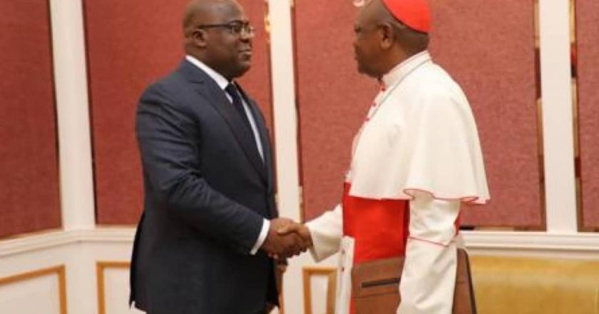 RDC : au milieu d’une prétendue crise entre l’église catholique et le pouvoir en place, le président Félix Tshisekedi  reçoit  une délégation de la CENCO