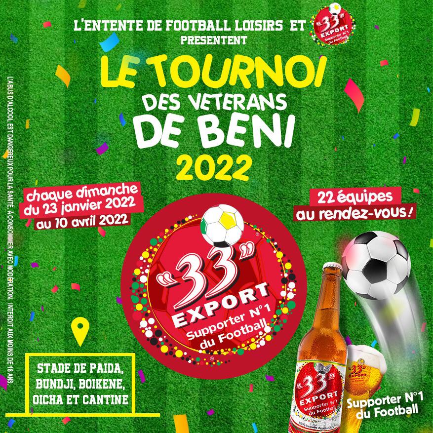 Beni football : c’est parti pour la deuxième édition du tournoi 33 Export