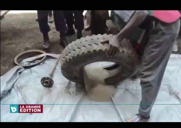 Nord-Kivu : contenant 600 kg du cobalt dans ses pneus, un véhicule en partance pour Rwanda intercepté à la barrière de Rutoboko