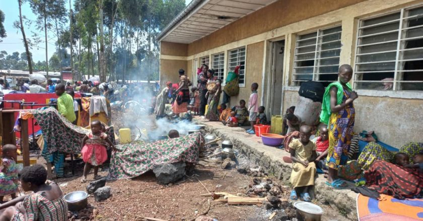 Nord-Kivu : des déplacés de guerres traversent des conditions inhumaines au Nord de Goma