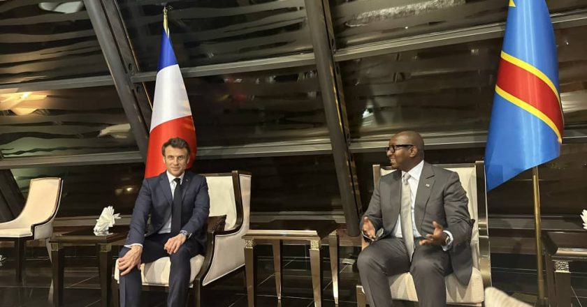RDC : le président Français Emmanuel Macron séjourne à Kinshasa