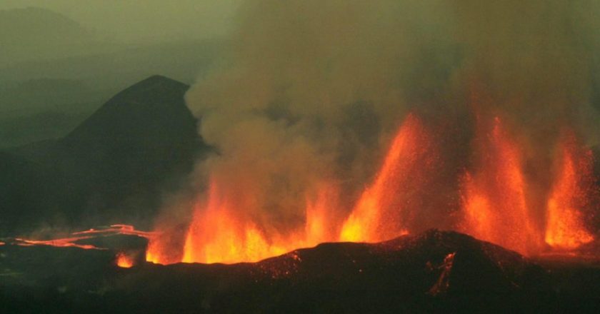 Nord-Kivu : Le volcan Nyamulagira en éruption, alerte l’OVG