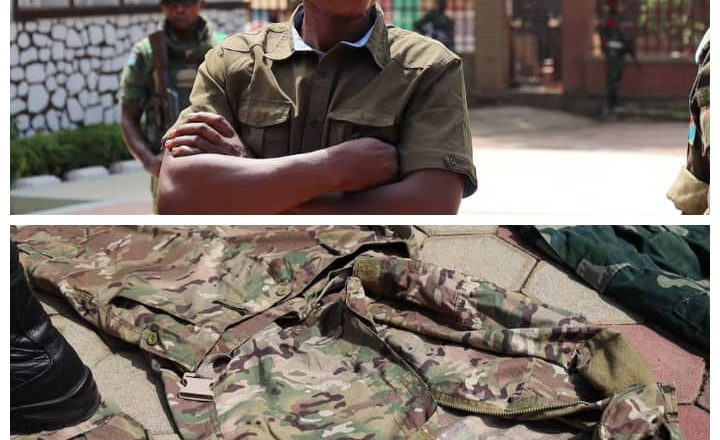 Ituri : un élément d’une milice locale arrêté près de Mongbwalu avec des uniformes du M23