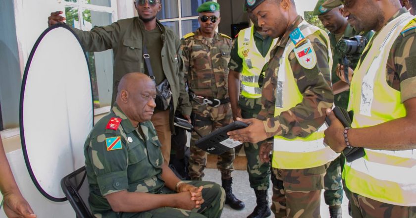 Ituri : réforme de l’armée, un contrôle physique et biométrique au sein de la 32ème région militaire lancé à Bunia