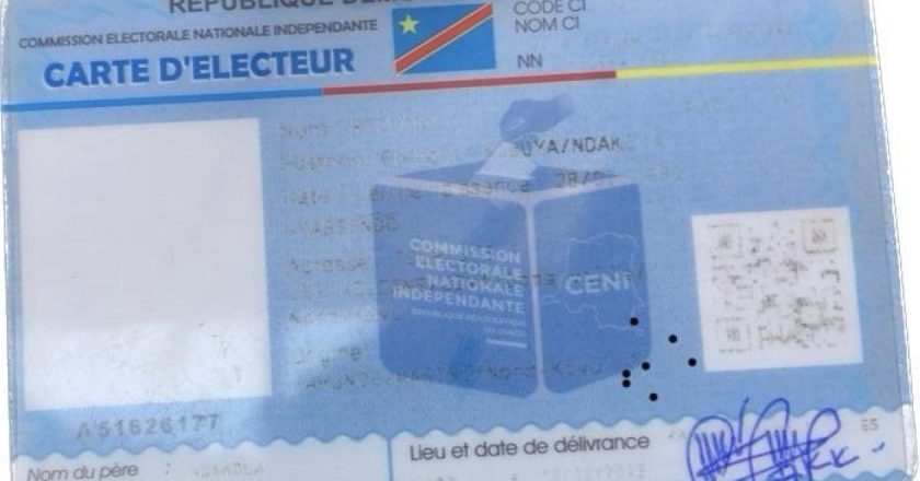 La CENI territoire de Beni rassure les habitants qui ont perdu leurs cartes d’électeur et ceux dont les cartes se sont effacées