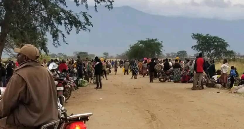 Nord-Kivu : une nouvelle vague de déplacés en fuite des affrontements qui opposent le M23 et FARDC est arrivée à Rwindi