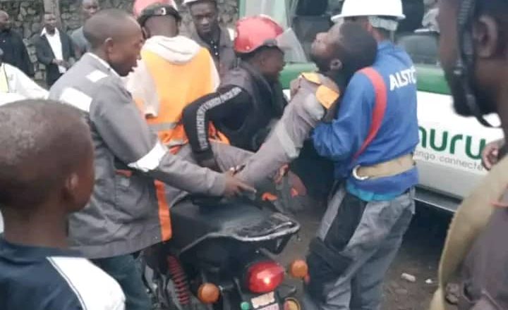 Goma : tombés sur une pylône électrique près de CAJED, un ingénieur de « Nuru SARL » a perdu sa vie, un autre blessé