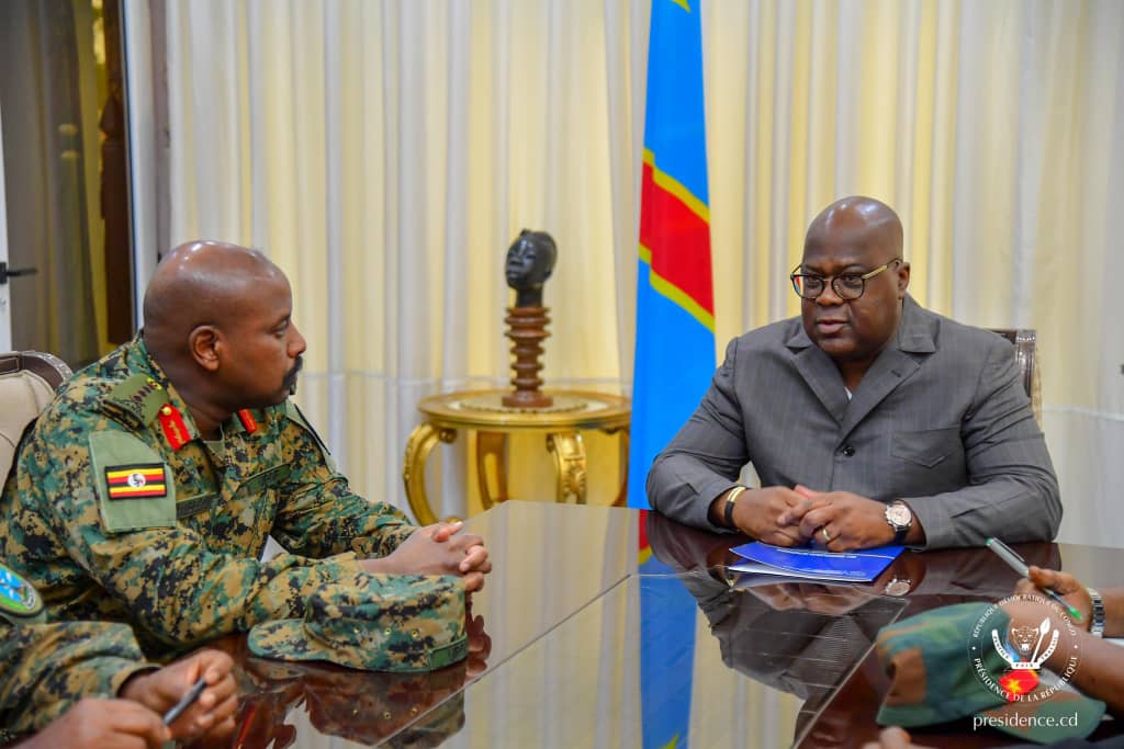 Kinshasa : F. Tshisekedi informé suffisamment de l’opération « Shujaa » par le Général Muhoozi Kainerugaba